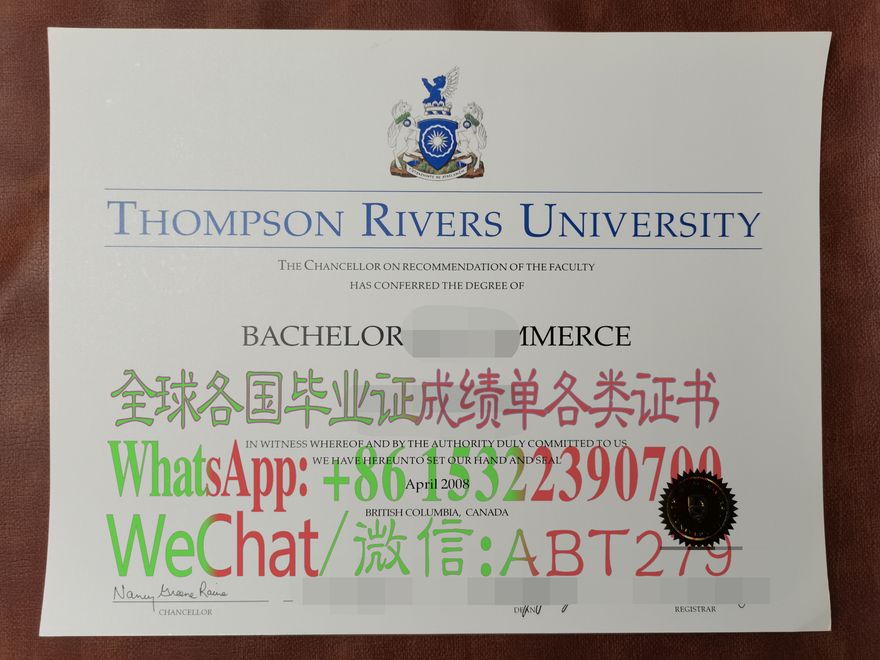 买假的汤普森河大学毕业证