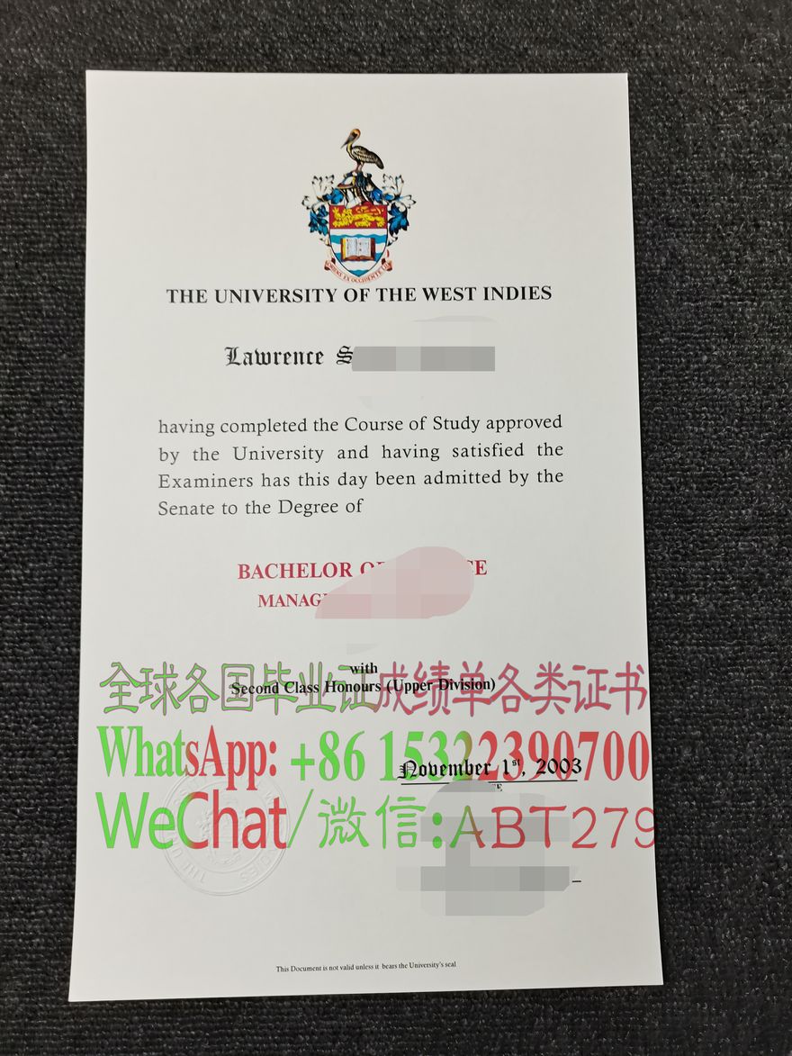 怎么买假的印度西印度群岛大学毕业证