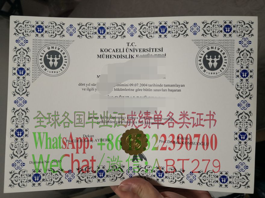 怎么买高仿土耳其科贾埃利大学学位证书