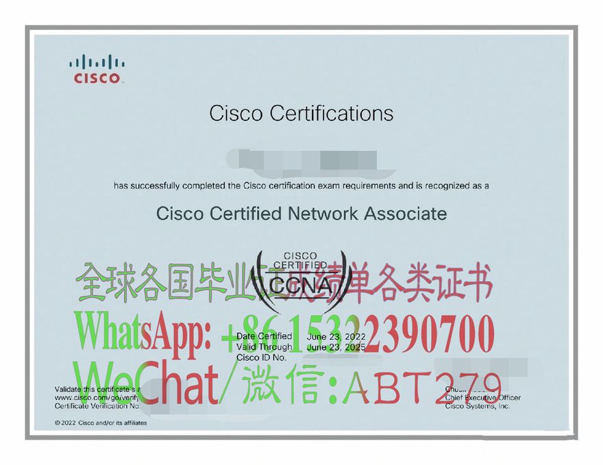 怎么仿制思科CCNA证书