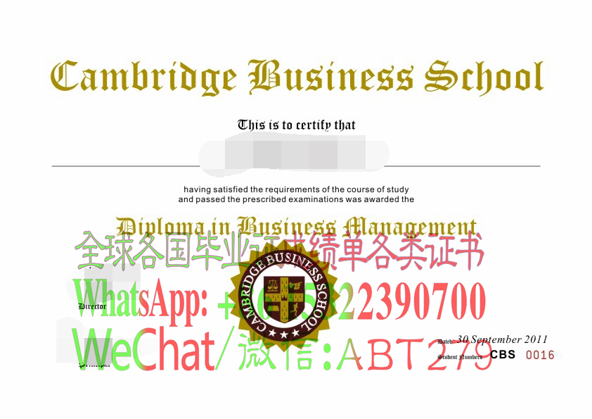 怎么做假新加坡剑桥商学院毕业证